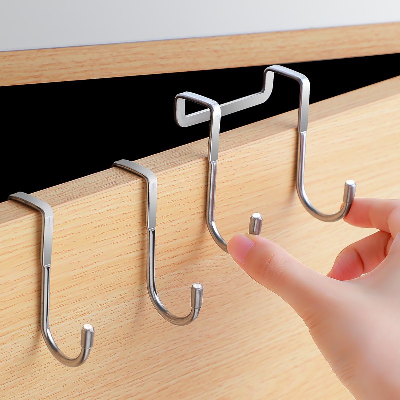Kitchen Gadgets Organizer - 1/5pcs Stainless Steel Double S-Shape Hook