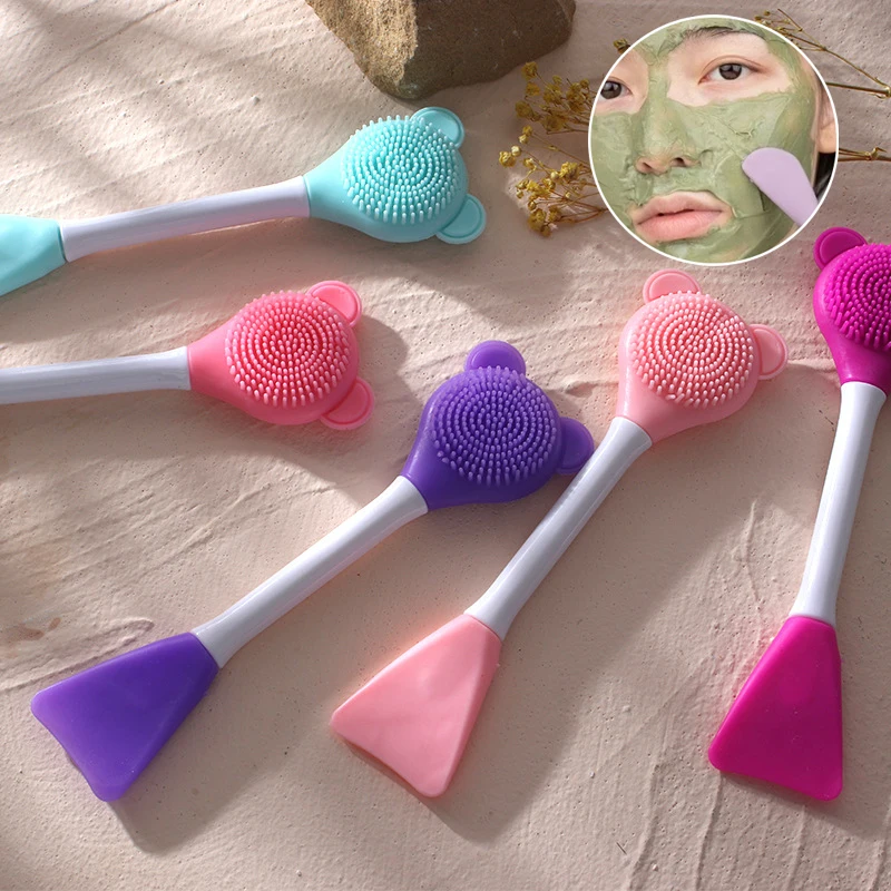 Silicone Spatula Set - 1-8pcs Face Brush Set Silicone Facial