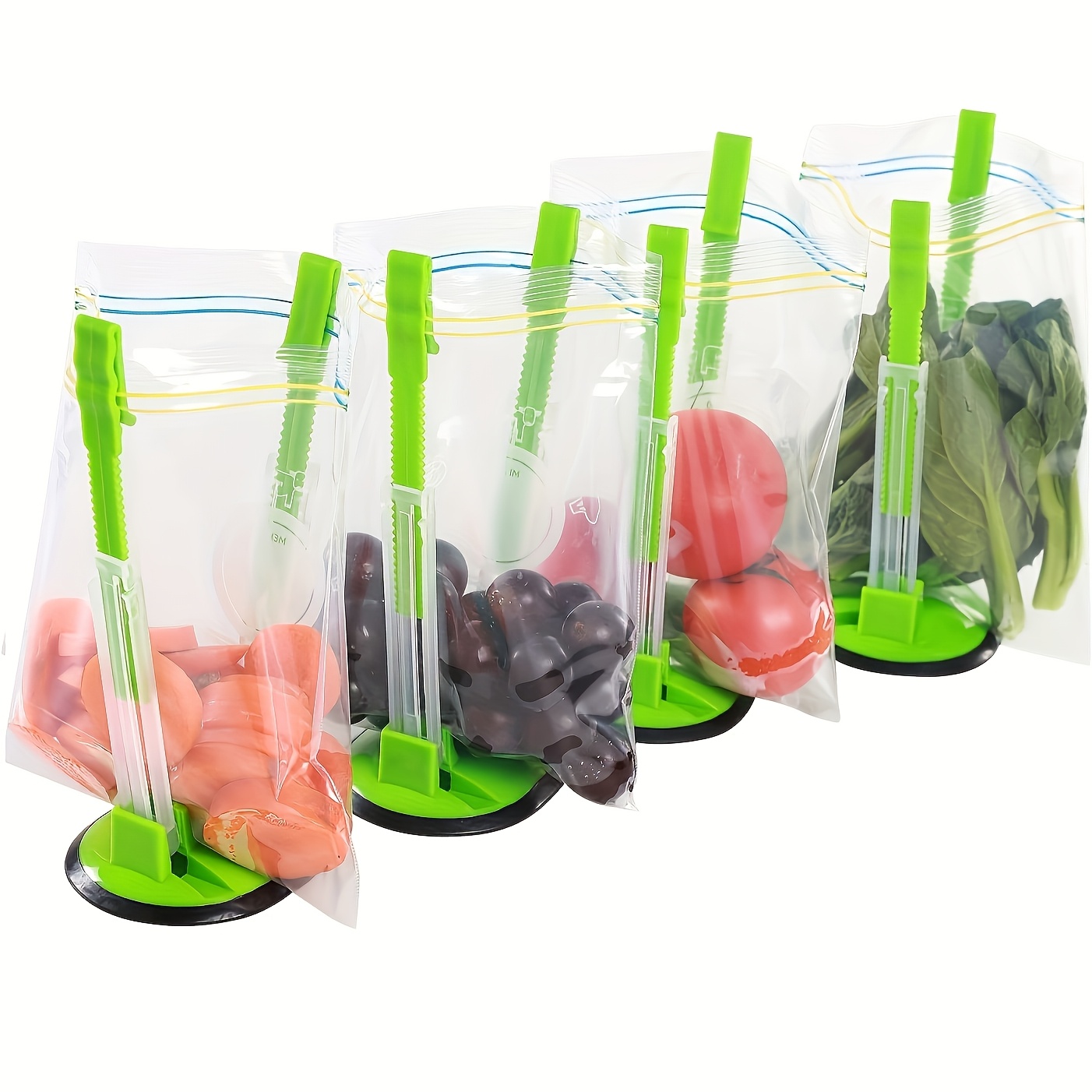 Zipper Bag Holder Plastic Adju - Kitchen Gadgets Rack Storage 评论和价格