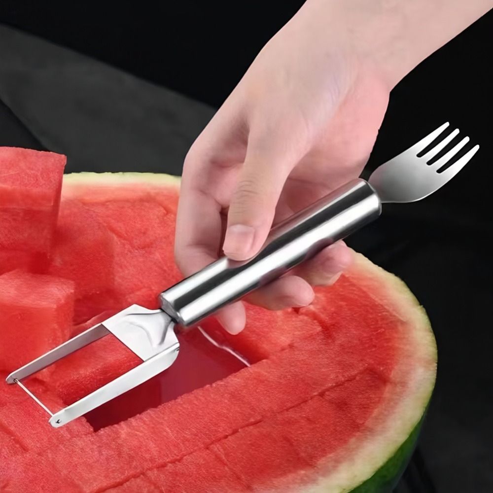 5PCS Stainless Steel 2 in 1 Wa - Watermelon Slicer Cutter 评论和价格