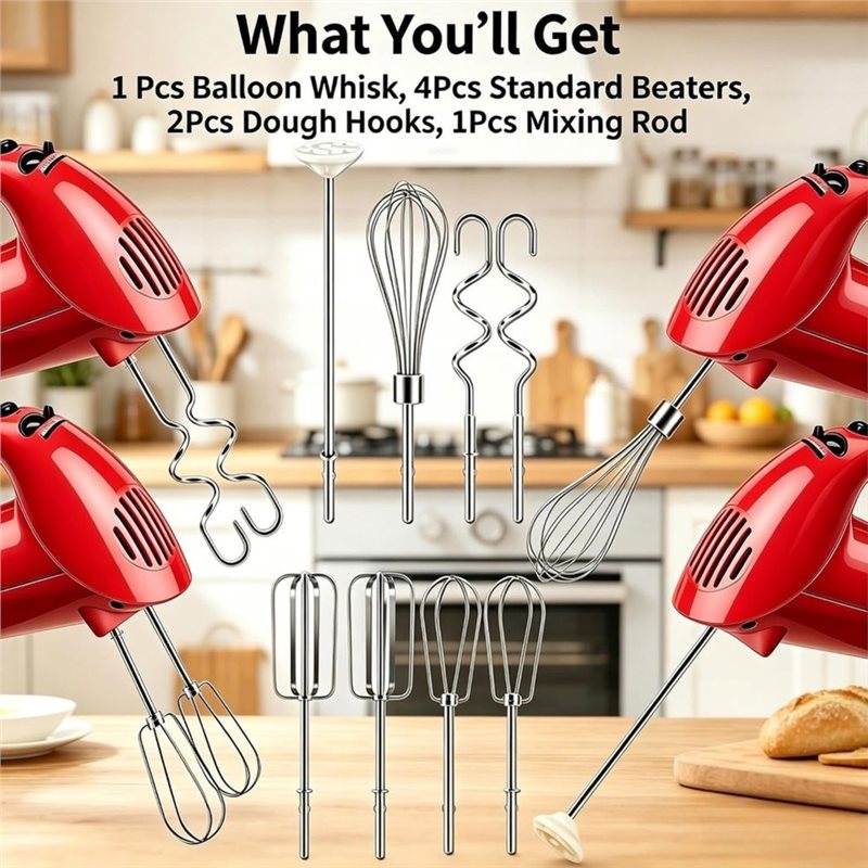 B02C-Stainless Steel For Kitch - Kitchenaid Mixer Hand Mixer 评论和价格