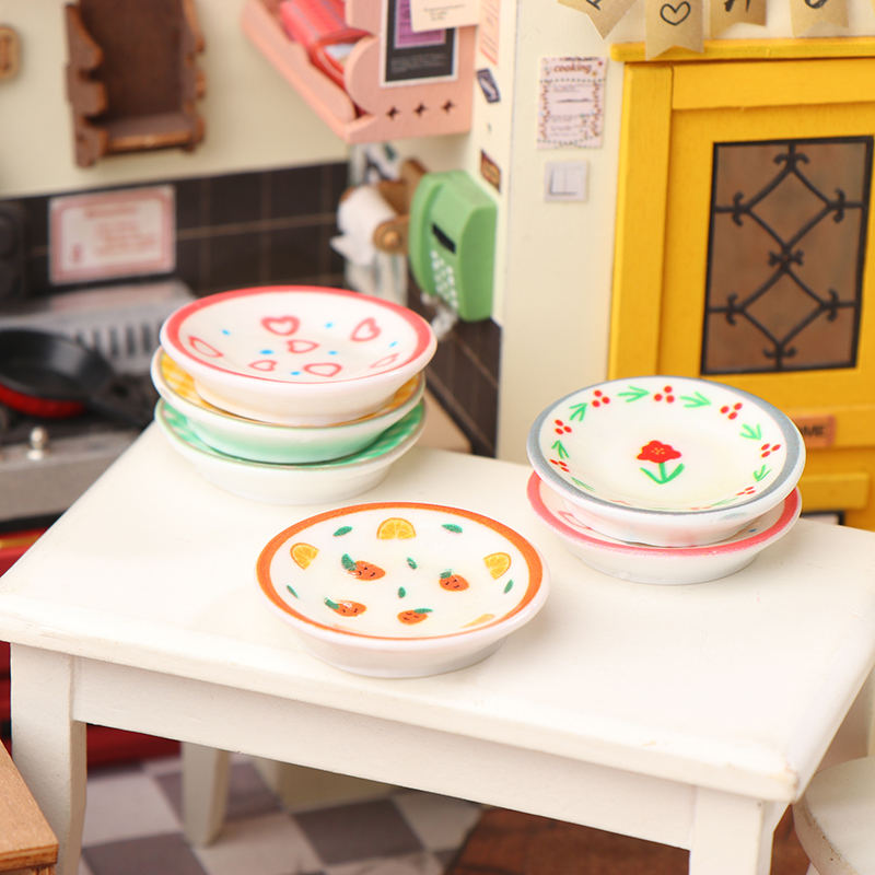 5Pcs 1/12 Dollhouse Mini Plate - Kitchen Gadgets Best 评论和价格