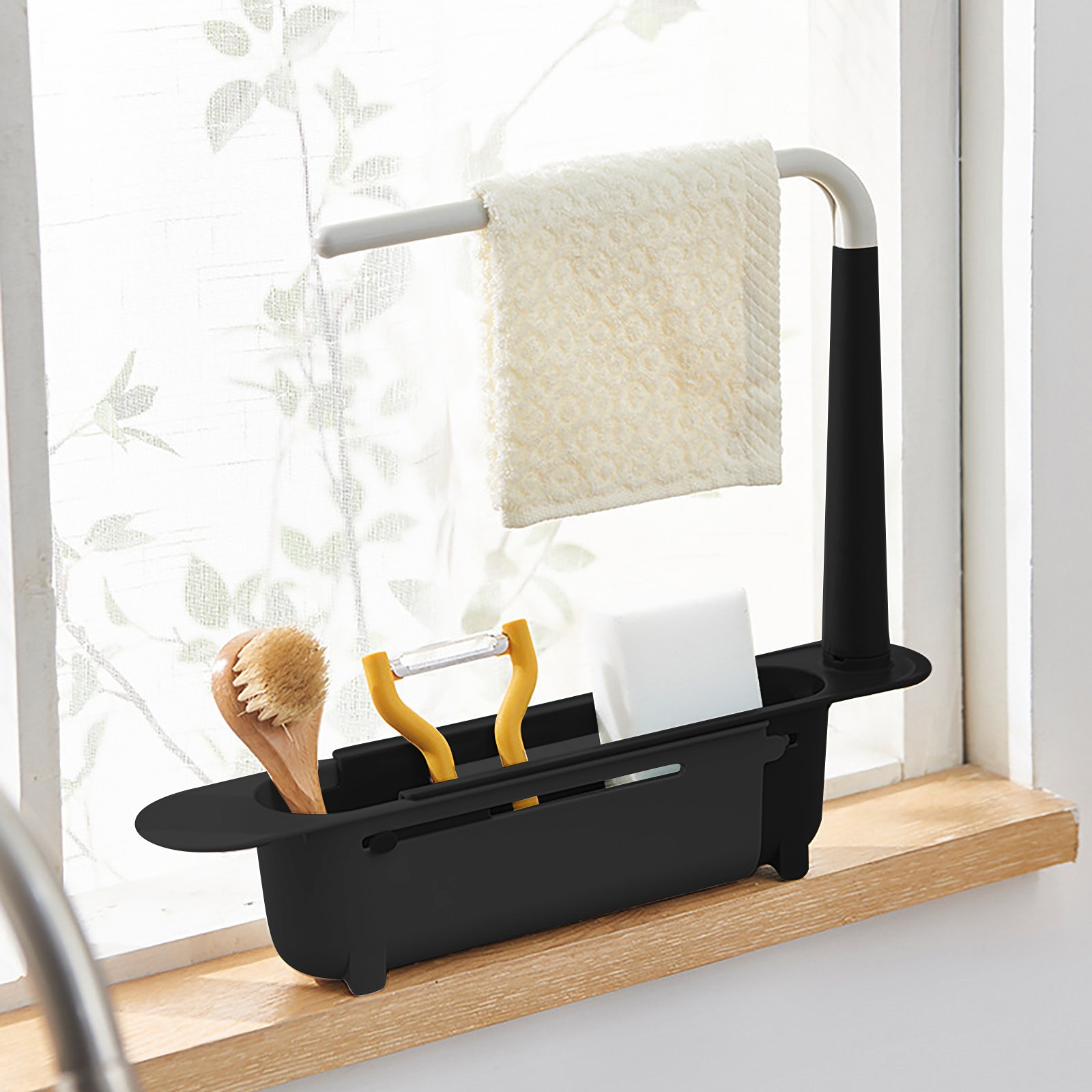 elescopic Sink Shelf Drainer R - Kitchen Gadgets Rack Storage 评论和价格