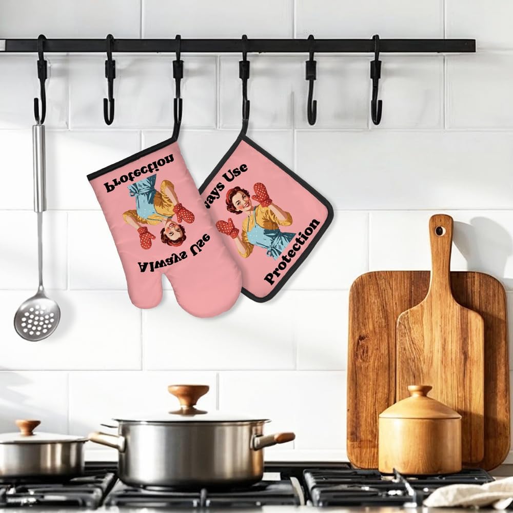 Always Use Protection Funny Ov - Funny Kitchen Gadgets Gifts 评论和价格