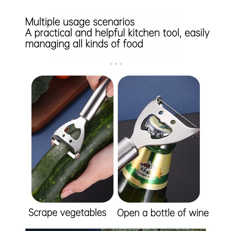 Stainless Steel 2‑in‑1 PeelerM - Kitchen Gadgets Built In 评论和价格