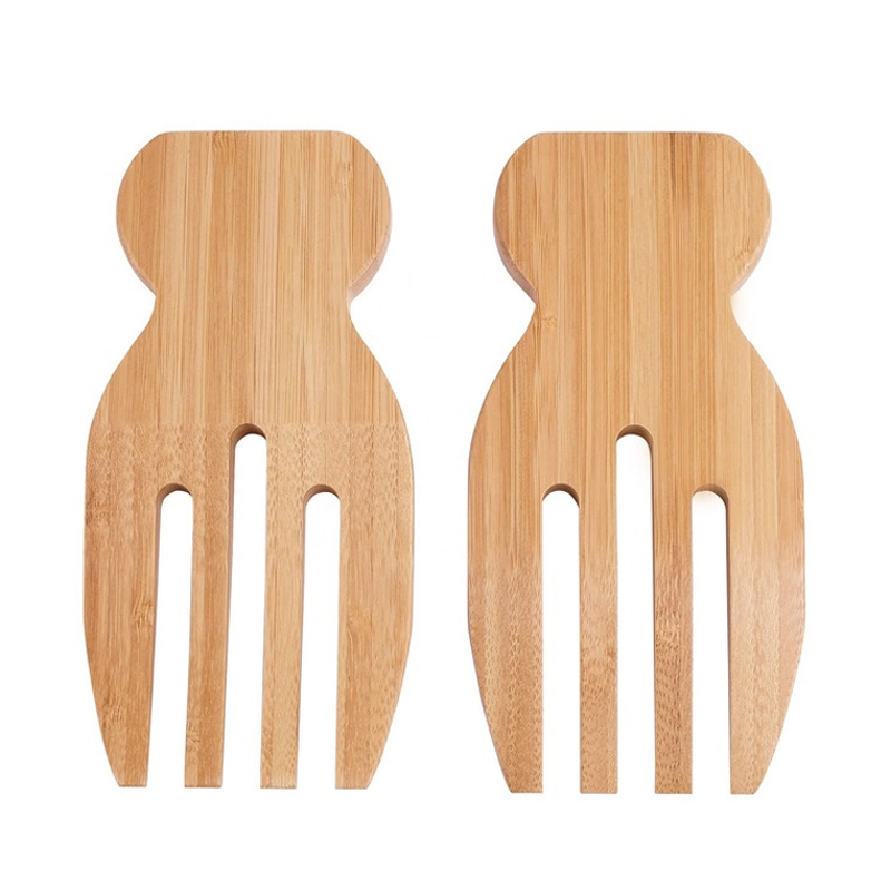 2Pcs Salad Hands Bamboo Salad  - Kitchen Helper Gadgets 评论和价格