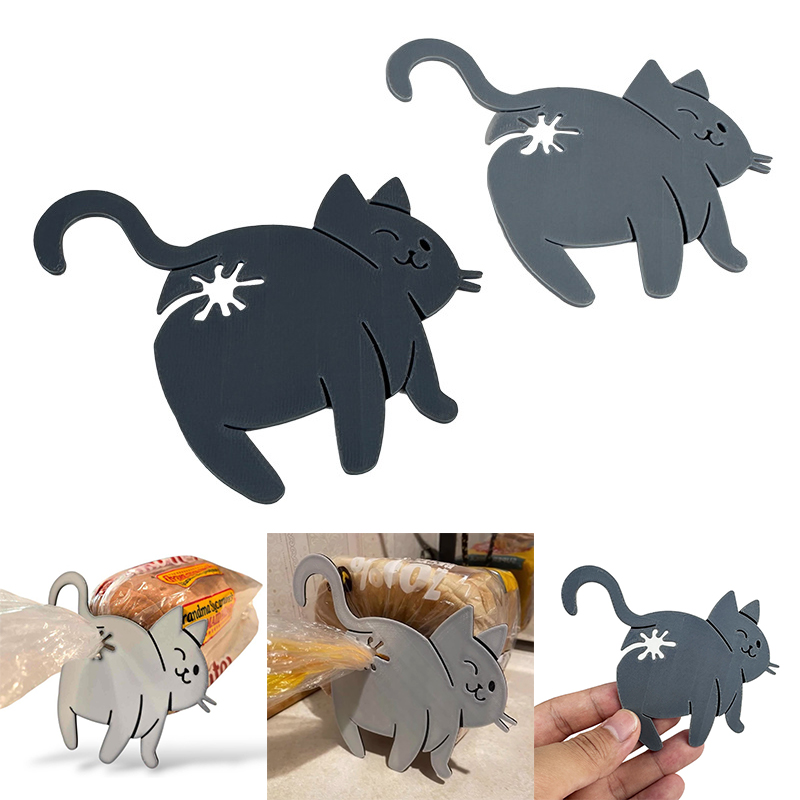 2pcs Funny Cat Butt Bag Clip,  - Funny Kitchen Gadgets Gifts 评论和价格