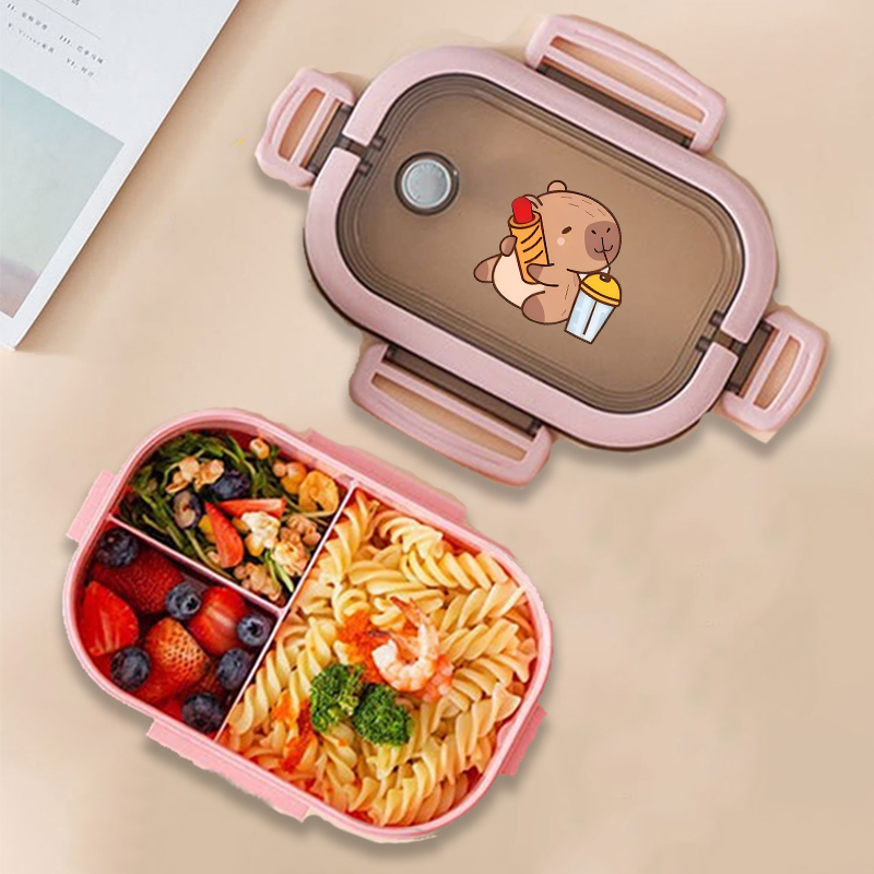 Capybara Bento Lunch Box Anime - Kitchen Gadgets Organizer 评论和价格