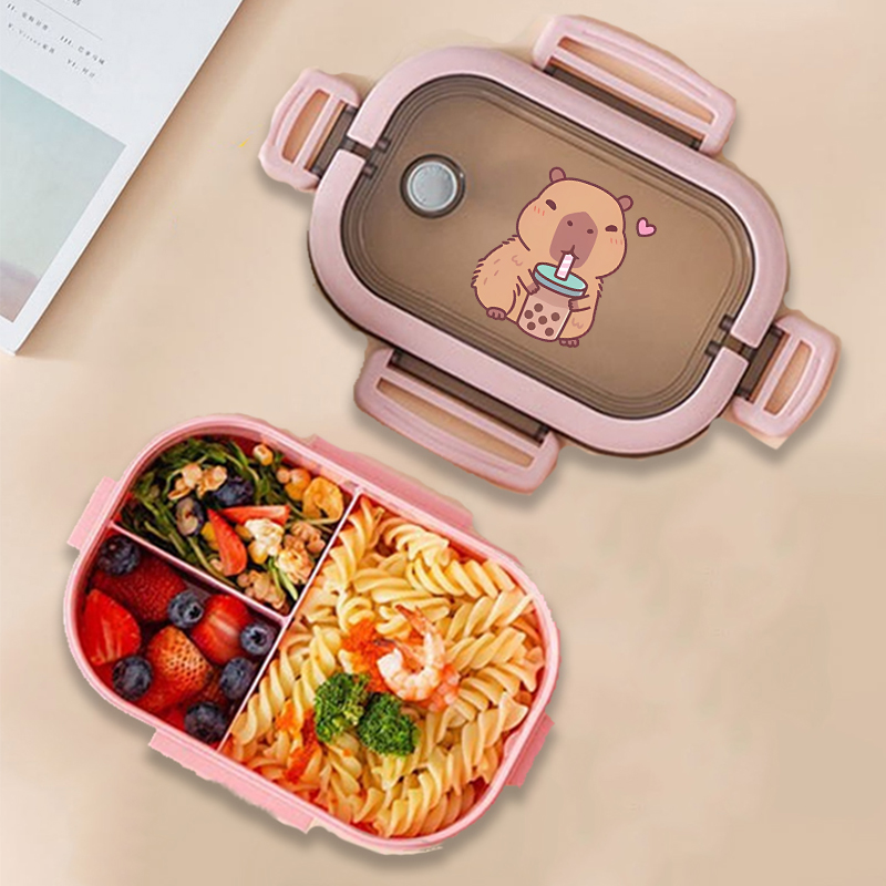 Capybara Bento Lunch Box Anime - Kitchen Gadgets Organizer 评论和价格