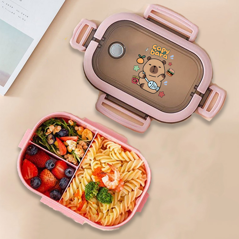 Capybara Bento Lunch Box Anime - Kitchen Gadgets Organizer 评论和价格