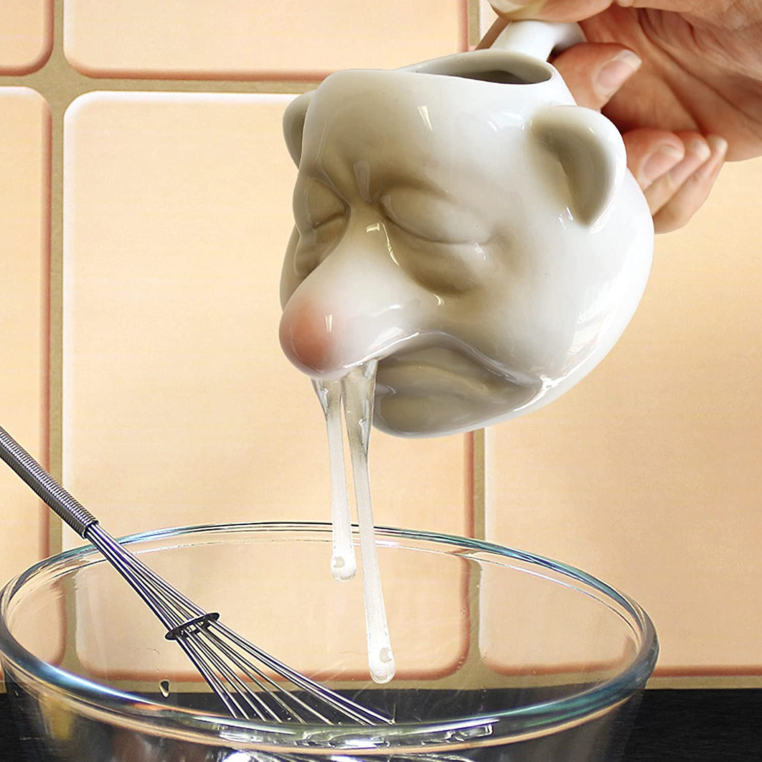 Funny Ceramic Egg Separator,Bi - Funny Kitchen Gadgets Gifts 评论和价格
