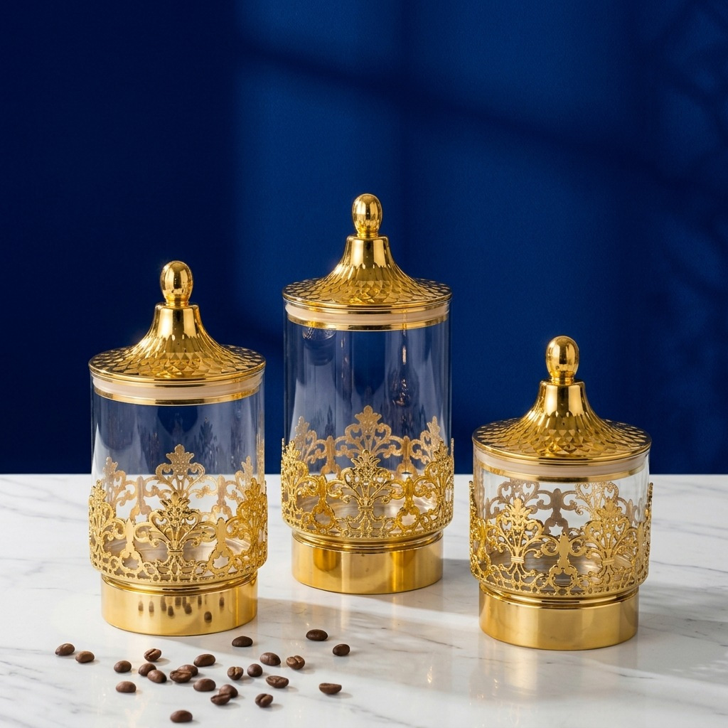 European Transparent Gold-plat - Kitchen Gadgets Organizer 评论和价格