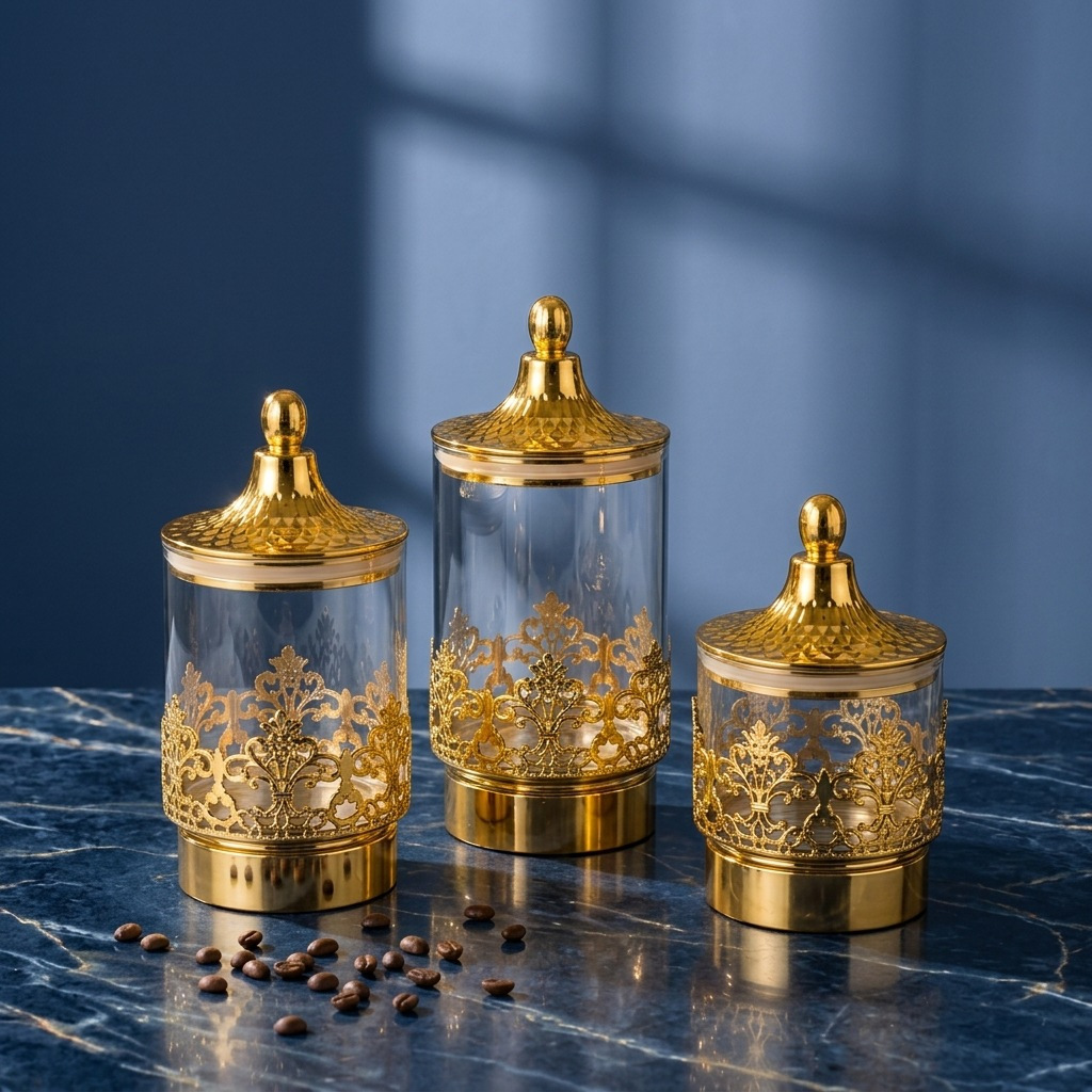 European Transparent Gold-plat - Kitchen Gadgets Organizer 评论和价格