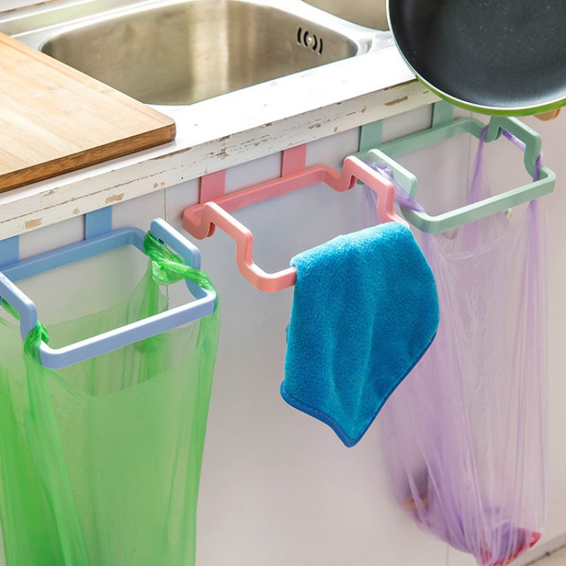 1pcs Hanging Trash Bag Racks G - Kitchen Gadgets Rack Storage 评论和价格