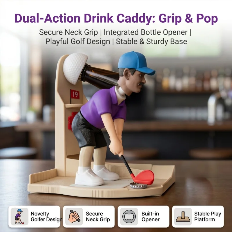 Novelty Golf Player Shaped Bee - Funny Kitchen Gadgets Gifts 评论和价格