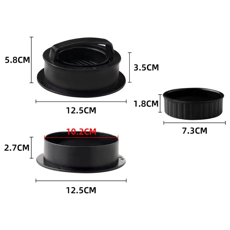 Round Hamburger Burger Press B - Kitchen Helper Gadgets 评论和价格