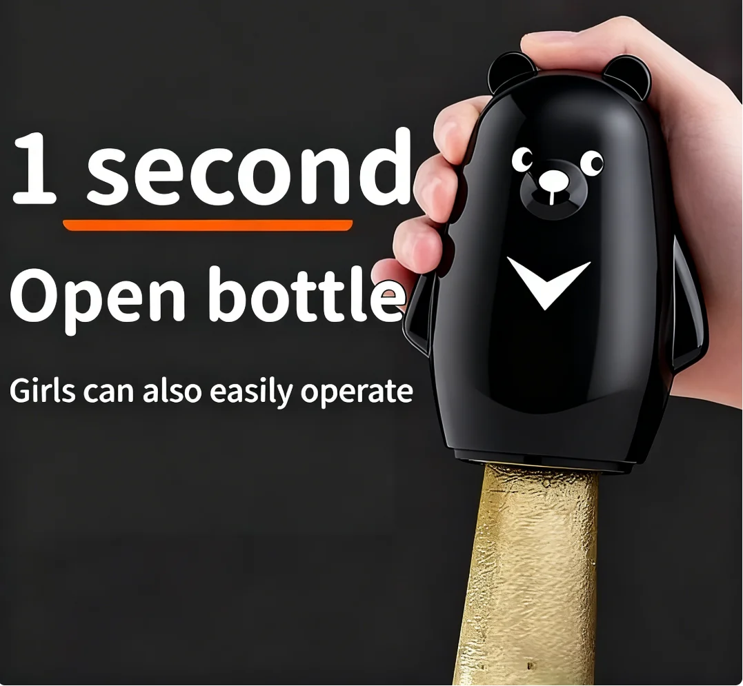 Cute Black & White Bear Bottle - Kitchen Gadgets Gift Ideas 评论和价格