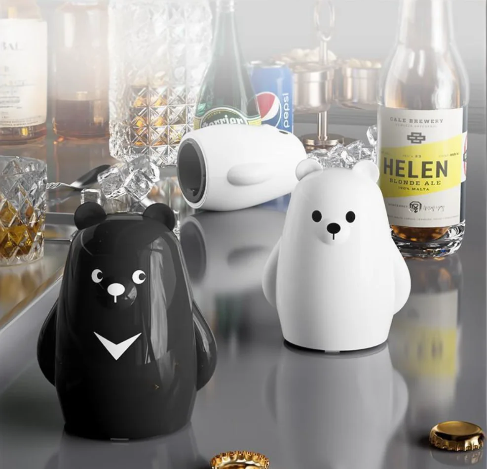 Cute Black & White Bear Bottle - Kitchen Gadgets Gift Ideas 评论和价格