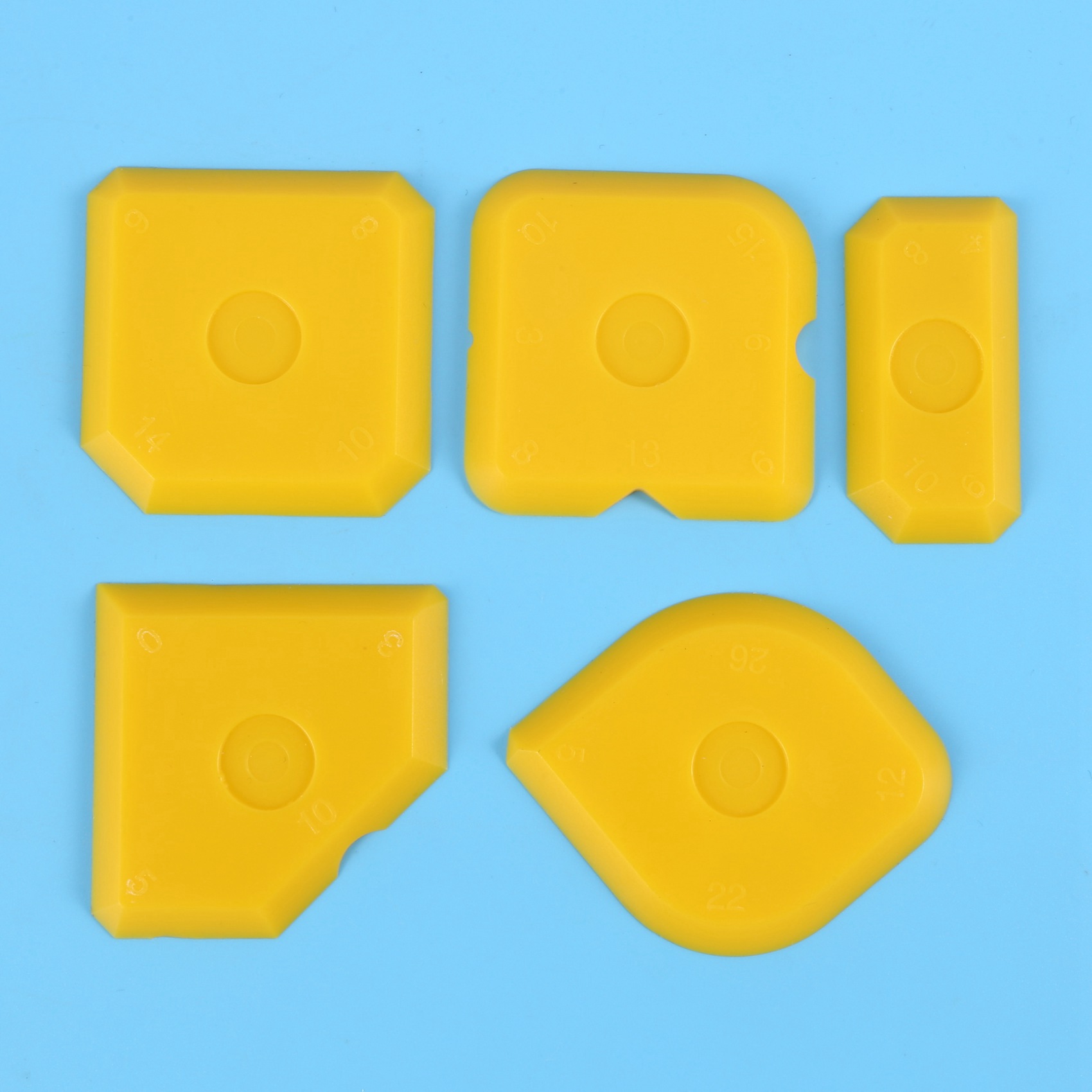 AT63-25Pcs Scraper Tool Kit Gr - Silicone Spatula Set 评论和价格