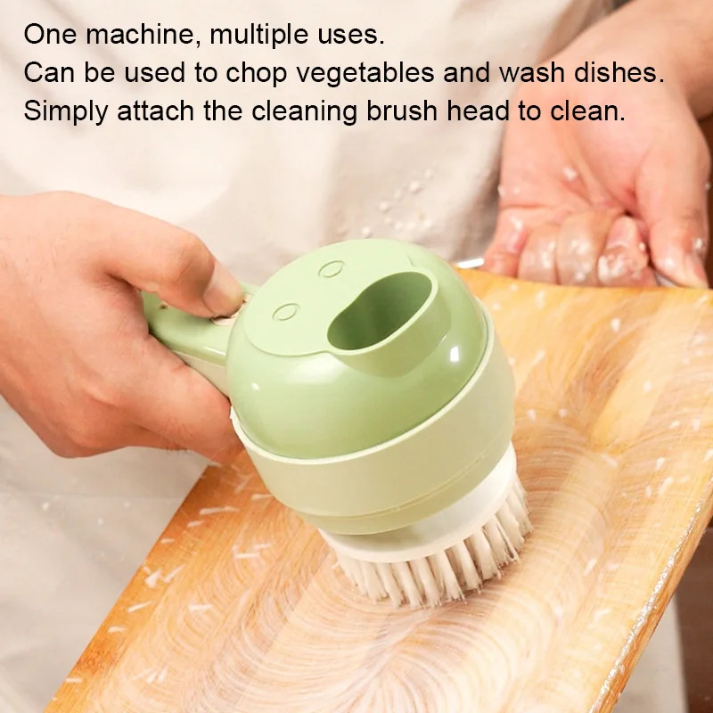 4 IN 1 Electric Vegetable Cutt - Kitchen Gadgets Vegetable Chopper 评论和价格