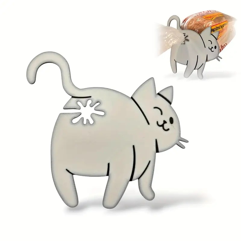 2pcs Funny Cat Butt Bag Clip,  - Funny Kitchen Gadgets Gifts 评论和价格