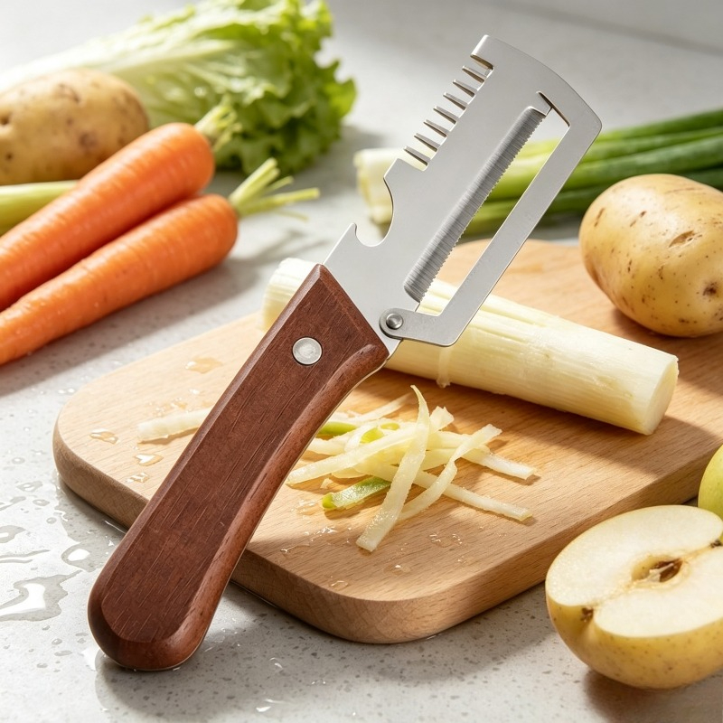 2‑in‑1 Serrated Vegetable Peel - Kitchen Gadgets Built In 评论和价格