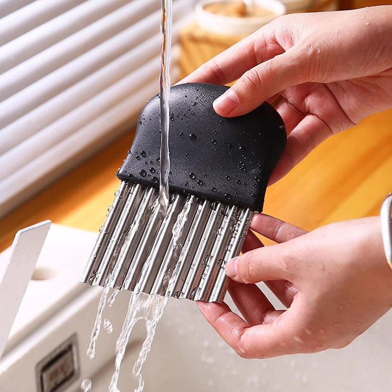 Stainless Steel Crinkle Cutter - Kitchen Gadgets Vegetable Chopper 评论和价格