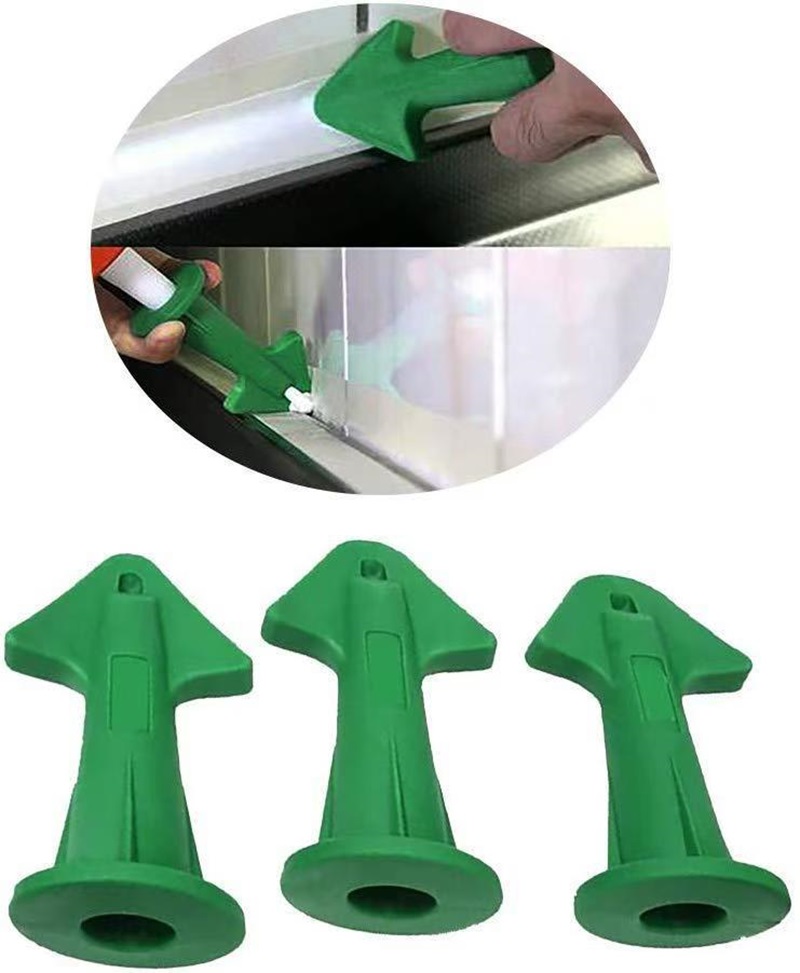 3Pcs Caulk Nozzle Applicator S - Silicone Spatula Set 评论和价格