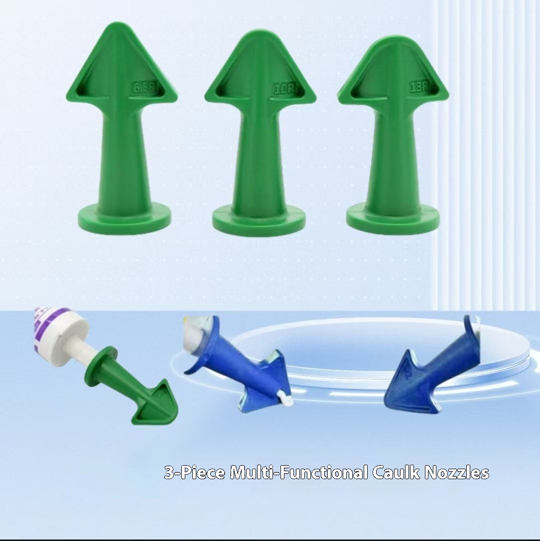 3Pcs Caulk Nozzle Applicator S - Silicone Spatula Set 评论和价格